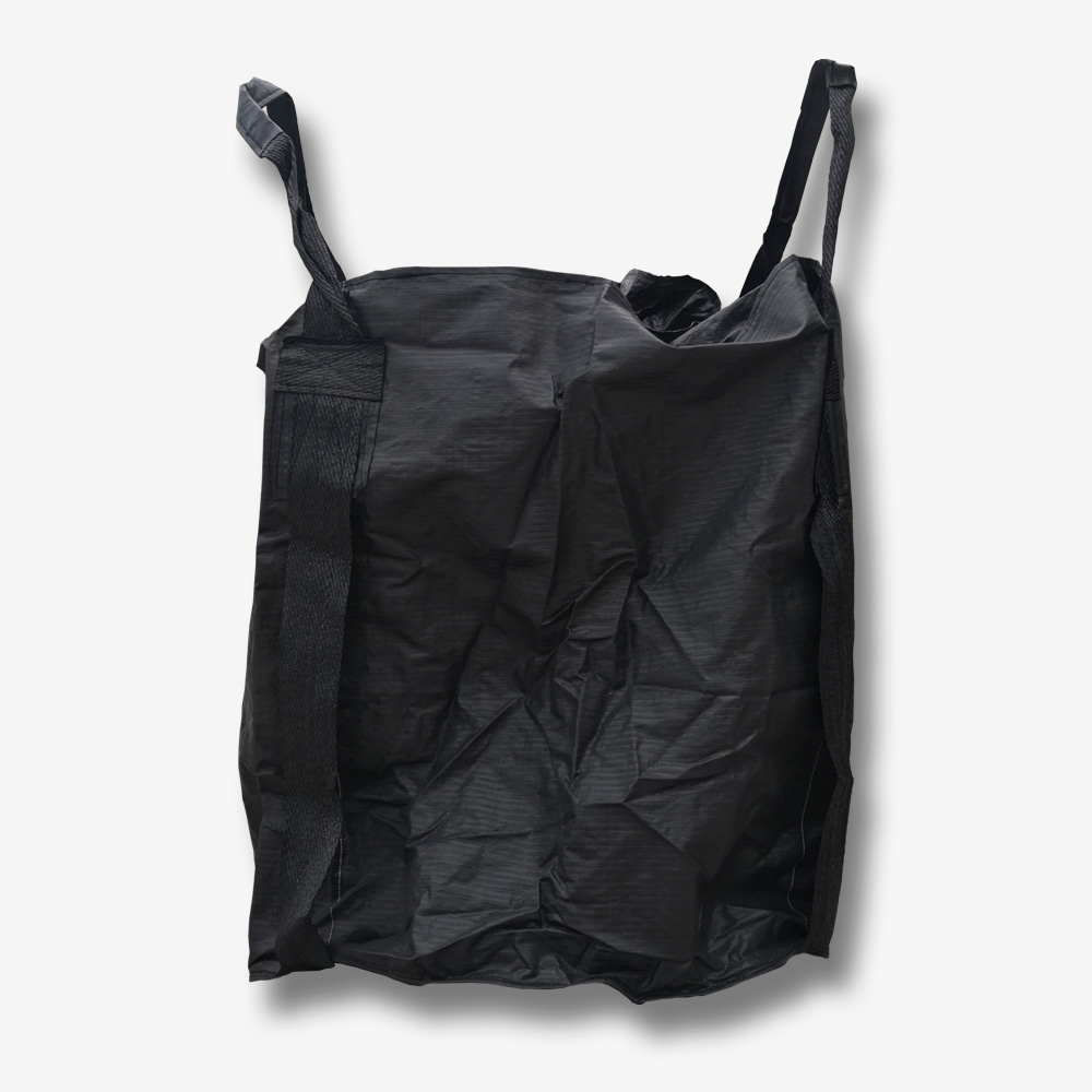 Black weather resistant container bag